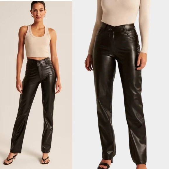 Abercrombie & Fitch Pants & Jumpsuits Nwt Abercrombie Crossover 9s Straight Ultra High Rise